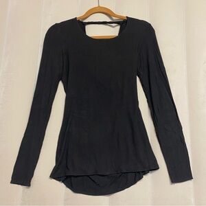 Ruth Anthropologie Women’s Top Criss Cross Strap Drape Back Minimalist Grunge